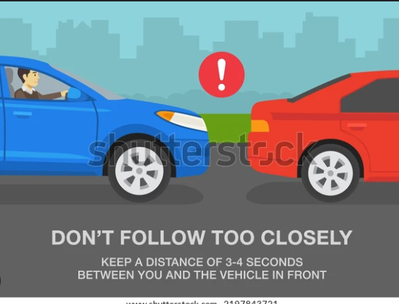 Slow down gradually and give him the signal to overtake you